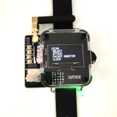 DSTIKE Deauther Watch Z ESP8266 Atmega32u4 Programmable Hacker Watch 1000mAh 80-100m Range USB-C 9-10h Work Time
