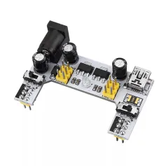 3Pcs MB102 2 Channel 3.3V 5V Breadboard Power Supply Module White Breadboard Dedicated Power Module MB-102 Solderless Bread Board