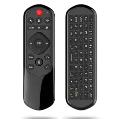 X6 2.4G / bluetooth Remote Kontwòl Sis-aks Gyro Air Sipò IR Aprantisaj Fonksyon Ir Mini Keyboard pou android televizyon BOX PC