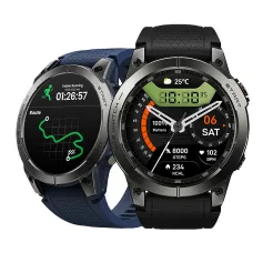 [Anteprima mondiale 2024] Zeblaze Stratos 3 Pro Display AMOLED HD da 1,43 pollici GPS integrato e importazione di percorsi Bluetooth Chiamate telefoniche Smart Watch