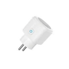 Tomada inteligente CROSIKO BSD33EU 16A WiFi, monitoramento de energia da UE, função de temporização, contagem regressiva, controle remoto por voz, funciona com Alexa e Google Assistant
