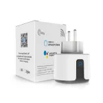 WHDZ03 Tuya 16A 20A Smart Plug EU WiFi Smart Socket Power Monitoring Countdown Timing Function Work with Alexa Google Home