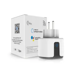 WHDZ03 Tuya 16A 20A Smart Plug EU WiFi Smart Socket Power Monitoring Countdown Timing Function Work with Alexa Google Home