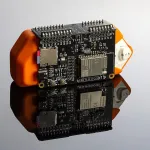 ESP32 Addon Board Kit Wifi Backpack with a 3D Printed Case for Flipper Zero