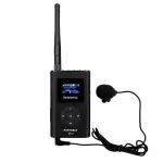 Retekes FT11 FM Transmitter Microphones Wireless MIC Transmitter for Church Tour Guide Meeting Support AUX TF Card
