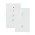 EWelink AC90-250V 2A/400W US Standard 1/2/3 Gang WIFI Touch Wall Switch Support Alexa Google Home