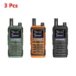 3Pcs Baofeng UV-17 Pro GPS Handheld Walkie Talkie Six Bands Wireless Copy Frequency Flashlight Type-C Charger Ham Transceiver FM Radio