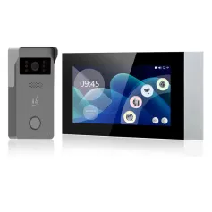 TD-D2ICR36W Tuya 1080P 2-Wire Analog IP Video Intercom Kit 7 inch Color Touch Screen Wireless Wifi Doorbell RFID Access Control System EU Plug