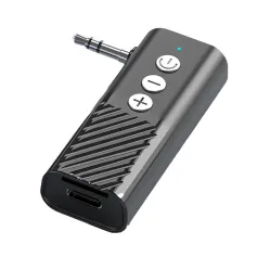 D28 Trasmettitore ricevitore Bluetooth 3 in 1, adattatore audio AUX da 3,5 mm, supporta schede TF, chiamata a mani libere per altoparlanti auto