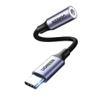 UGREEN AV161 Type C to 3.5mm Audio Headphone Adapter DAC Chip USB-C to 3.5 Aux Cable for PC Phone Tablet