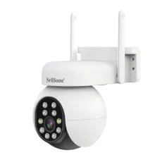 Srihome SH052 5MP スマート WiFi ホーム監視カメラ ワイヤレス PTZ IP カラー ナイトビジョン AI 自動追跡 サウンド&ライトアラーム IP65 防水 屋外 セキュリティカメラ