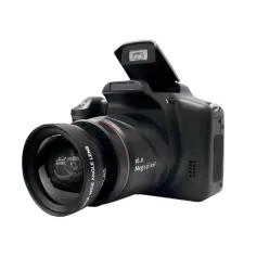 Digital Camera Battery Powered Long Zoom with 2.4\ LCD Screen Wide-Angle Lens for Beginner and Professional Photographers High-Resolution Photo Video Recording
