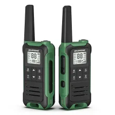 Baofeng BF-T22 トランシーバー 16チャンネル 446MHz PMR ライセンスフリー 双方向ラジオ LEDフラッシュライト ハンズフリーVOX 1400mAh Type-C USB充電