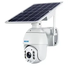[US Direct] ESCAM QF280 1080P ソーラーパワー WiFi PTZ セキュリティカメラ ナイトビジョン 双方向オーディオ IP66 防水 CCTV ホーム監視カメラ