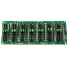 3個 1R-9999999R プログラマブル抵抗ボードモジュール 1/2W 1% 精度 1R 7桁抵抗ボード