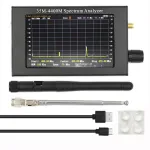 35M-4400MHz spektro analizatorius 4,3 colio LCD TFT ekranas Rankinis paprastas spektro analizatorius Interphone signalo matavimas
