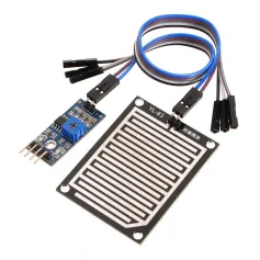 Módulo sensor de detecção de chuva com 5 gotas de chuva e umidade climática