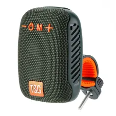 T&G TG392 Altaveu de bicicleta Altaveu portàtil bluetooth HiFi Bass TWS Suport AUX TF Targeta U Reproducció de disc Ràdio FM a l'aire lliure Subwoofer de ciclisme amb sivella de pinça