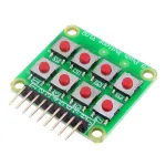 Micro Switch 2x4 Matrix Keyboard 8 Bit Keyboard External Keyboard Expansion Board Module Geekcreit for Arduino - products that work with official Arduino boards