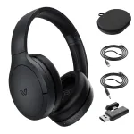 Weofly Live ANC Headset bluetooth 5.4 Headphones Hybrids Active Noise Cancelling 4-Mic ENC Noise Reduction 40mm Dynamic Driver 80H Playback 3.5mm Wired E-sports On-ear 2.4G Wireless Headphones