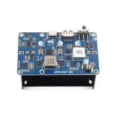 UPS HAT E 無停電電源装置モジュール Raspberry Pi 5/4B/3B+ 5V 6A出力 Type-C急速充電 I2Cリアルタイム監視