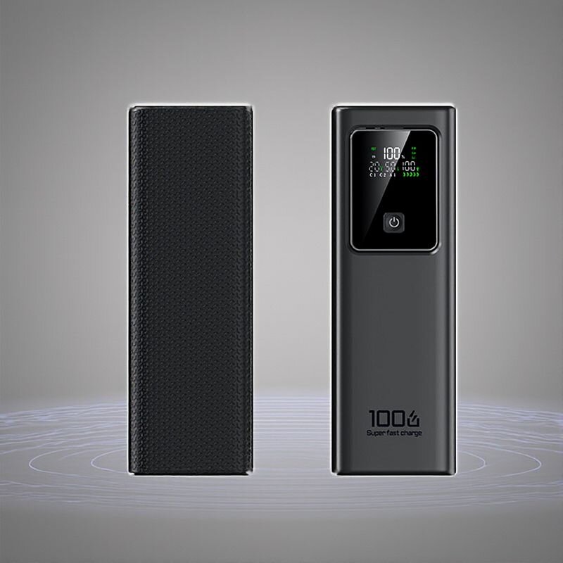 High-Capacity 20000mAh USB-C Power Bank With LED Display Ultra-Fast Charging Compatible With Laptops And Smartphones