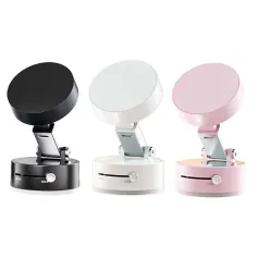 Double Sided Suction Cup Desktop Magnetic Phone Holder Lazy Multi-functional Foldable Storage Holder Vacuum Suction Phone Holder