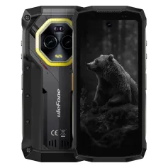 Ulefone Armor Mini 20 Versatile dirije limyè 4.7 pous 50MP Kamera 64MP Nwit Kamera 16GB 256GB 33W Chaje 15W Wireless Charge android 14 NFC Helio G999 IP68 IP69K Waterproof 4G Rugged Smartphone