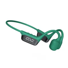 S10 Bone Conduction Earphone bluetooth 5.4 Earbuds DT5.0 Directional Sound Two-way Acoustic Noise Cancellation 32GB Memory Power Digital Display IPX8 Waterproof Neckband Sports Headset