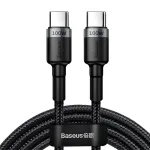 Baseus 5A 100W Type-C to Type-C Cable PD2.0 QC3.0 Fast Charging Data Transmission Copper Core Line 2M Long for iPhone 16 16 Pro 15 Pro Max 14 13 for Huawei Mate 70 Pro for Samsung Galaxy S25 Ultra