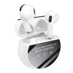 BOROFONE BW87 TWS سماعات أذن بلوتوث سماعة LCD تعمل باللمس شاشة تعمل باللمس 13 مم برامج تشغيل صوت ستيريو سماعات رياضية شبه داخل الأذن