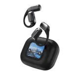 A16 OWS Headset Wireless bluetooth 5.4 Earphone LED Colors Touch Screen 360° Surround Sound Dual-Mic ENC Noise Cancelling Support TF Card Playback Earhooks Sports Headphones