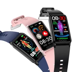 TK71Pro Schermo HD da 1,47 pollici Acido urico Lipidi nel sangue Misurazione della glicemia Frequenza cardiaca Pressione sanguigna Monitoraggio dell'ossigeno nel sangue Monitoraggio del sonno Modalità multi-sport Orologio intelligente impermeabile IP68