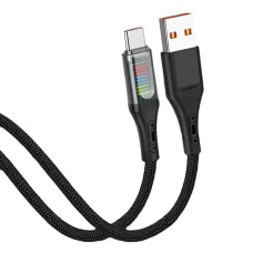120W USB-A to Type-C Cable Fast Charging Data Transmission Copper Core Line 1M/2M Long for iPhone 16 16 Pro 15 Pro Max for Huawei Pura X for Xiaomi 15pro for Samsung Galaxy S25 Ultra