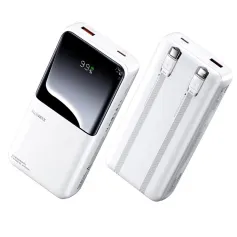 REMAX RPP-680 PD20W+QC22.5W 20000mAh LED Display Power Bank External Battery Power Supply with 1 Input & 3 Outputs Fast Charging for iPhone 15 14 13 Pro for Samsung Galaxy Z Flip6 for Xiaomi Civi 4 Pro for Huawei Nova Flip