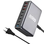 [GaN Tech]Bakeey YMX-600W 600W 8-Port USB PD Charger 5USB-C+3USB-A QC PD3.1 Fast Charging Desktop Charging Station EU Plug US Plug for iPhone 16 15 Plus 14 13 12 Pro for Huawei Mate XT for Xiaomi 15pro for Oppo A5 Pro