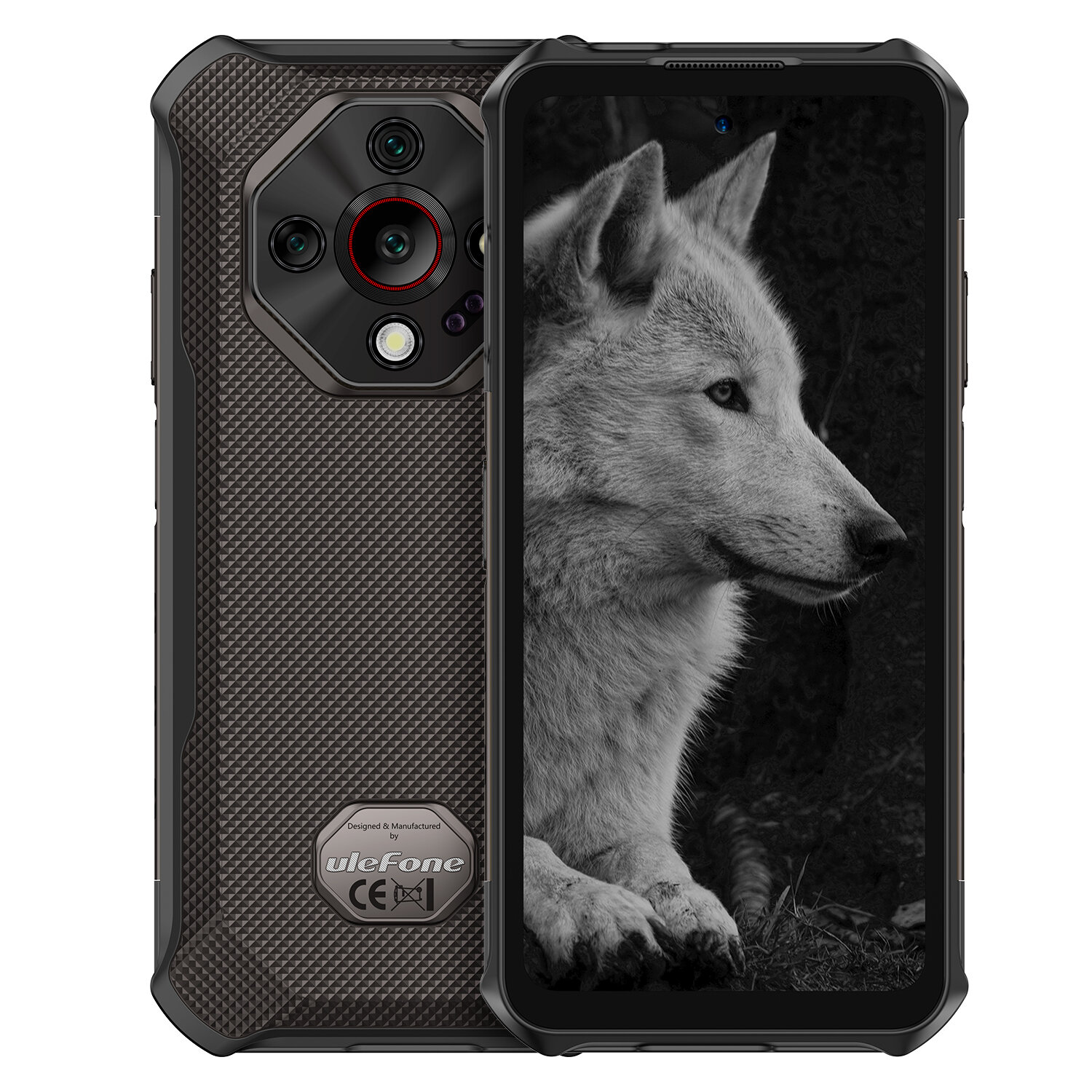 Ulefone Armor X16 Pro 5G 16GB 256GB 64MP Triple Camera 25MP Night Vision 10360mAh 33W Fast Charge 6.56 inch 120Hz Android 15 NFC Dimensity 6300 IP68 IP69K Waterproof Rugged Smartphone