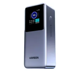 Ugreen Nexode PB721 130W 20000mAh Smart Screen Display Power Bank External Battery Power Supply with 1 Input & 3 Outputs Support PD3.0 Fast Charging for iPhone 16 15 Pro 14 13 Pro Max for Huawei Mate XT for Xiaomi 15pro