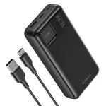 KUULAA RT-20 PD22.5W 20000mAh Power Bank LED Power Display External Battery Power Supply with 1 Input & 2 Outputs Fast Charging for iPhone 16 16 Plus 15 15 Pro 14 13 12 for Xiaomi 15 Ultra for Samsung Galaxy S25 Ultra