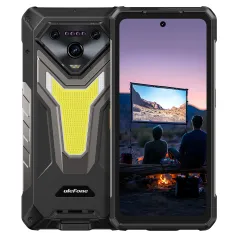Ulefone Armor 34 Pro 5G Built-in Projector 25500mAh 32GB RAM 512GB ROM 50MP Triple Camera 64MP Night Vision 6.95 inch 120Hz Versatile LED Light Warning Light 66W Fast Charge Android 15 Dimensity 7300 NFC IP68 IP69K Waterproof Rugged Smartphone