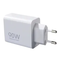 90W 1-Port USB Charger USB-C Fast Charging Wall Charger Adapter EU Plug for iPhone 16 16 Pro 15 14 13 Pro Max for Huawei Pura X for Xiaomi 15pro for Samsung Galasy S25 Ultra