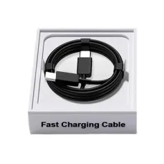 5A 45W Type-C to Type-C Cable Fast Charging Data Transmission Copper Core Line 1M Long for iPhone 15 15 Plus for Huawei Pura70 Ultra for Xiaomi Civi4 Pro for Samsung Galaxy S24