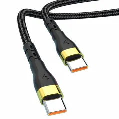 PD120W Type-C to Type-C Cable Fast Charging Data Transmission Copper Core Line 1M/1.5M/2M Long for iPhone 15 15 Plus for Huawei Pura 70 Ultra for Xiaomi Civi 4 Pro for Samsung Galaxy S24