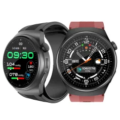 S28 1.39inch HD Screen Air Pump Airbag Type NFC bluetooth Call Heart Rate Blood Pressure Blood Glucose SpO2 Monitor Sleep Monitoring Uric Acid Lipid Function Breathing Exercise SOS Emergency Call Multi-sport Modes Music Playback Smart Watch