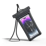 USAMS US-YD011 7-inch IPX8 waterproof Bag With Airbag Frame With Removable Lanyard