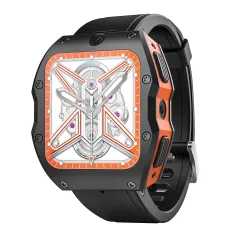 Rogbid Model X 2.1 inch HD 400*454 Pixels 4G LTE 4GB+128GB GPS 13MP+5MP Dual Camera IP68 Waterproof Face Unlock Ceramic Smart Watch Phone