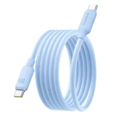 Baseus CB000179 100W Type-C to Type-C Magnetic Cable Fast Charging Data Transmission Tinned Copper Core Line 1M Long for iPhone 16 16 Pro 15 Pro Max for Huawei Pura X for Xiaomi 15pro for Samsung Galaxy S25 Ultra