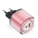 AR-242 30W 2-Port USB PD Charger USB-A+USB-C PD Fast Charging Wall Charger Adapter EU Plug for iPhone 16 16 Pro 15 14 13 Pro Max for Huawei Pura 80 Ultra for Xiaomi MIX Flip2 for SAMSUNG for OPPO