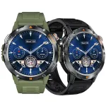 YK06 1.53inch HD Screen LED Flashlight Compass 40 Days Battery Life bluetooth Call Heart Rate Blood Pressure Blood Oxygen Monitor Sleep Monitoring Multi-sport Modes IP68 Waterproof Smart Watch