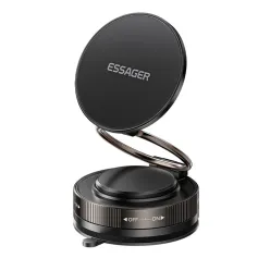 Essager ES-ZJ35 Magnetic Phone Mount with Suction Cup Base Strong Vacuum Adsorption 360° Rotation N52 Magnet Car Phone Holder Universal Compatible with iPhone Android for Car Home Office Hands-Free